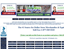 Tablet Screenshot of dollarstoremerchandise.com